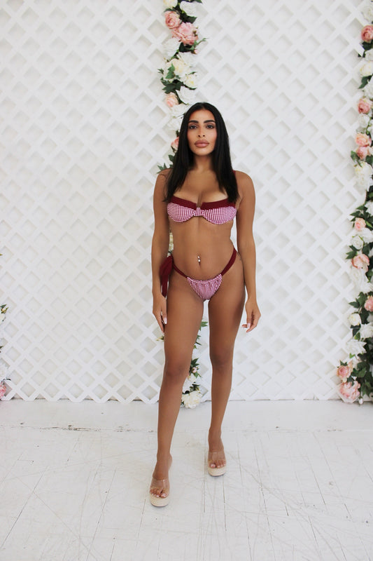 Seaside Picnic bikini set (Red)